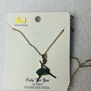 Gold Stainless Steel Necklace